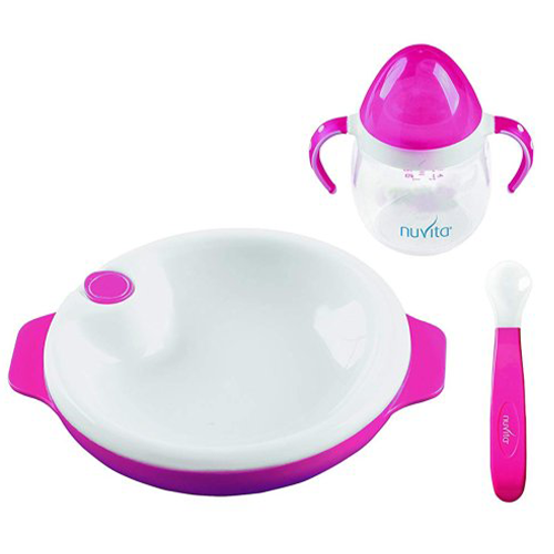 Nuvita Set Pappa 6+mesi Rosa